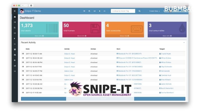 Snipe-IT Free Asset Management Software